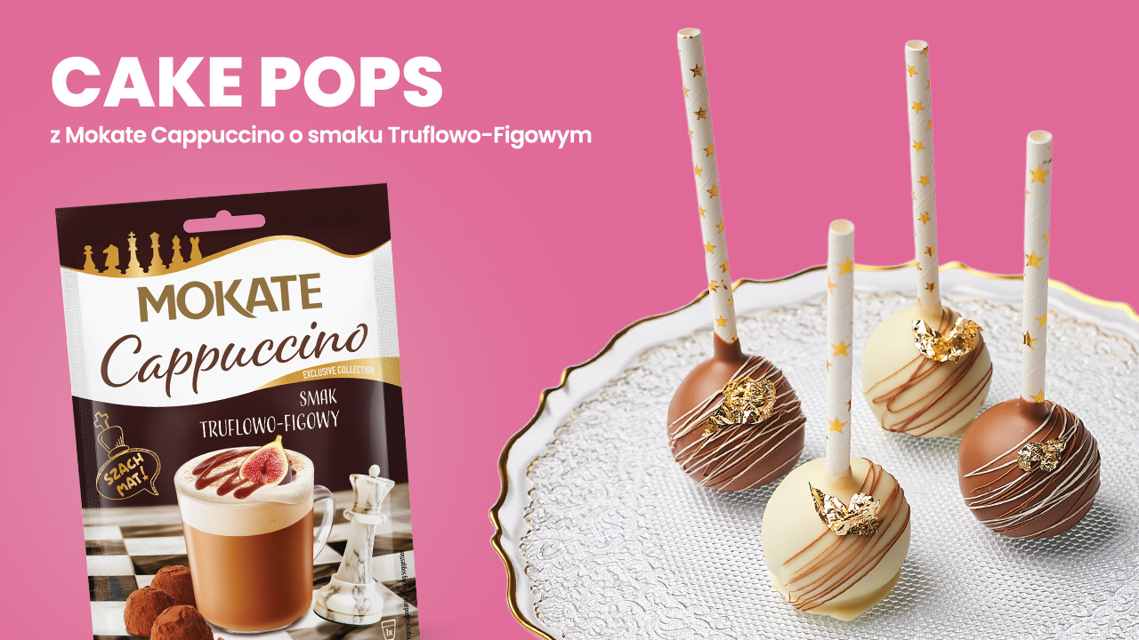 Cake Pops z Mokate Cappuccino o smaku Truflowo-Figowym
