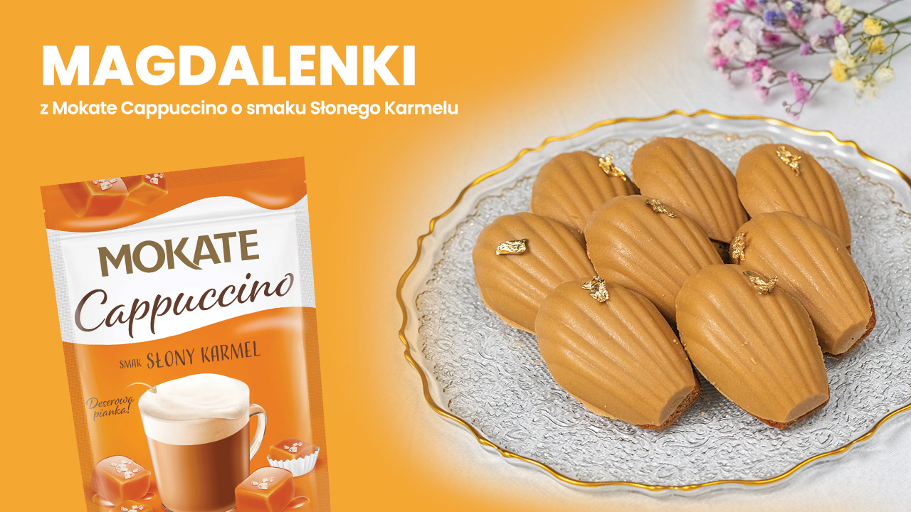Magdalenki z Mokate Cappuccino o smaku Słonego Karmelu