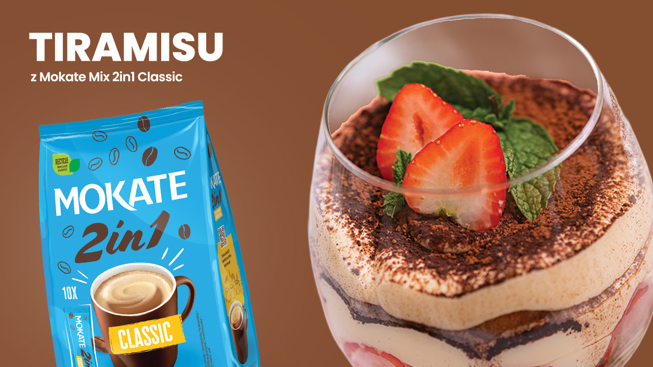 Tiramisu Italiano z Mokate Mix 2in1 Classic