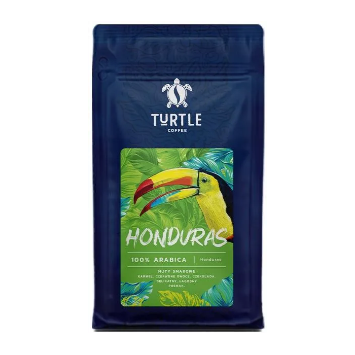 TURTLE Kawa ziarnista, świeżo palona Honduras – 1kg