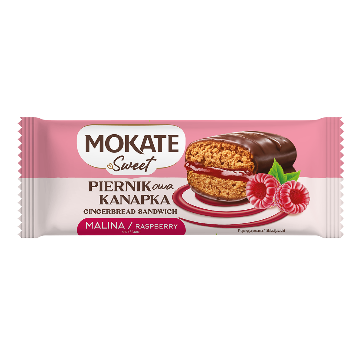 KANAPKA PIERNIKOWA MALINOWA MOKATE