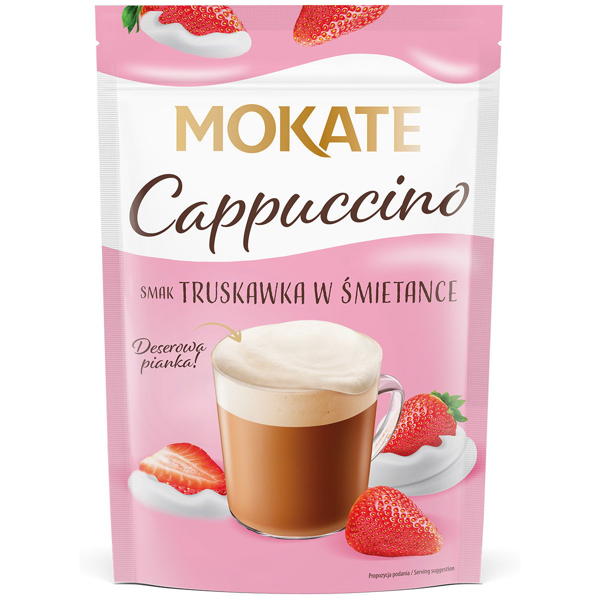 Cappuccino Mokate o smaku Truskawki ze Śmietanką 110 g