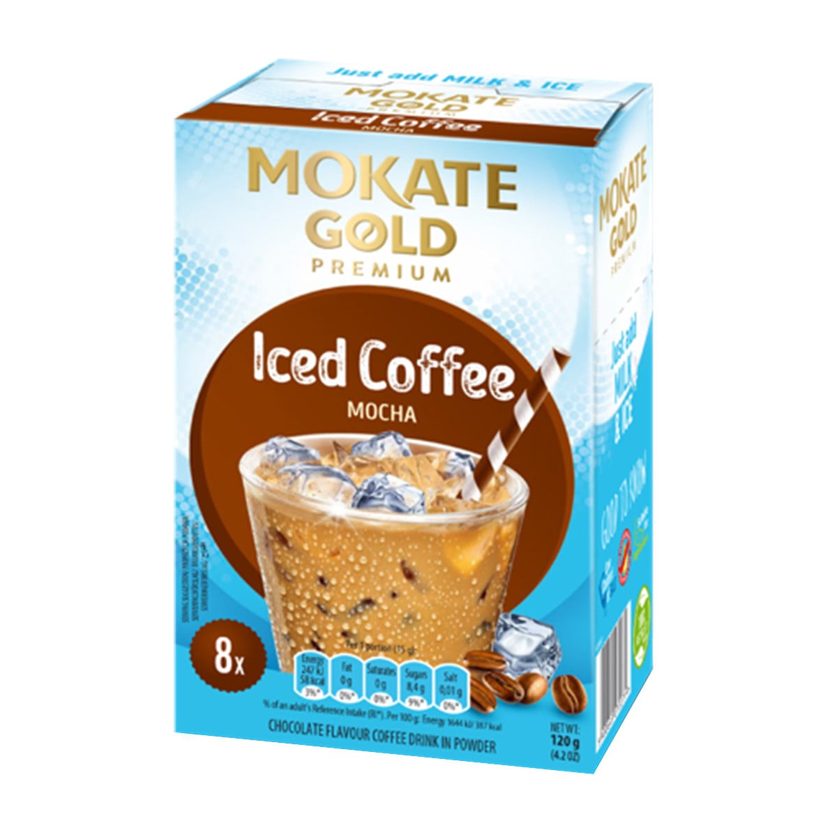 Kawa mrożona Mokate Gold Iced Coffee o smaku mocha 120 g