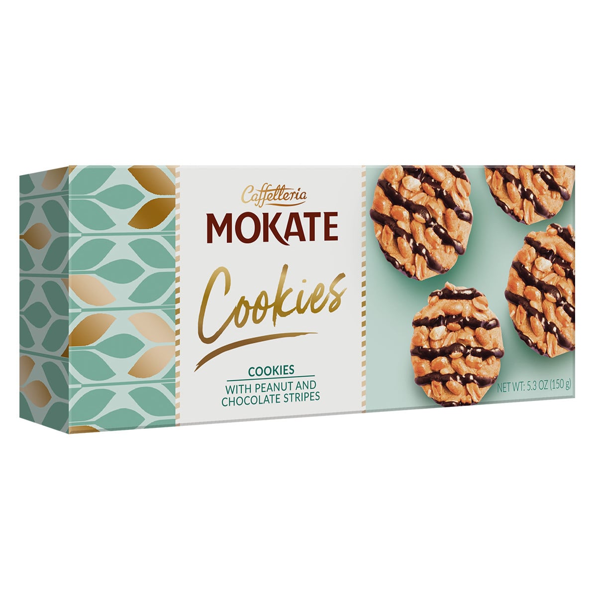Ciastka z orzechami arachidowymi i z ciemną czekoladą Mokate 150 g