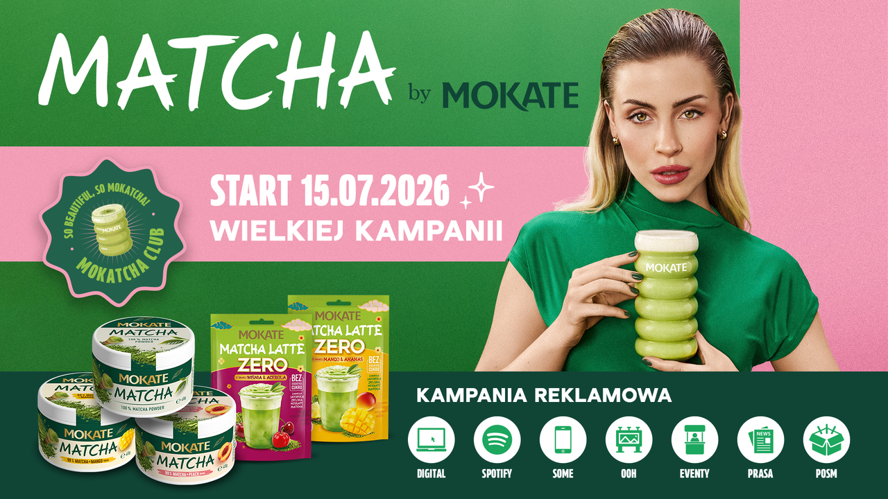 Odkryj swoją Matchę z MOKATE! Trwa największa kampania w historii kategorii