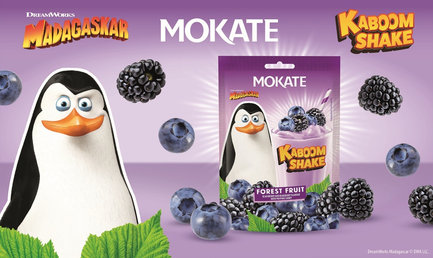 MOKATE Kaboom Shake Forest Fruit z Kowalskim to misja skazana na sukces