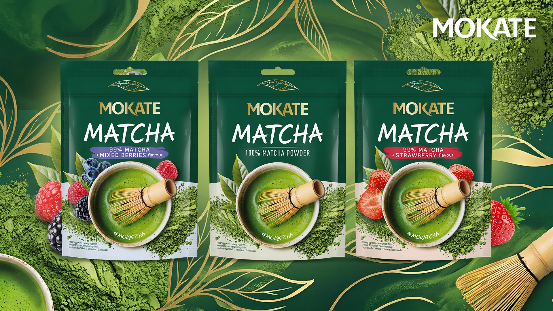 Nowe oblicze Matchy Pure od MOKATE – ulubiona matcha teraz także w wygodnych saszetkach