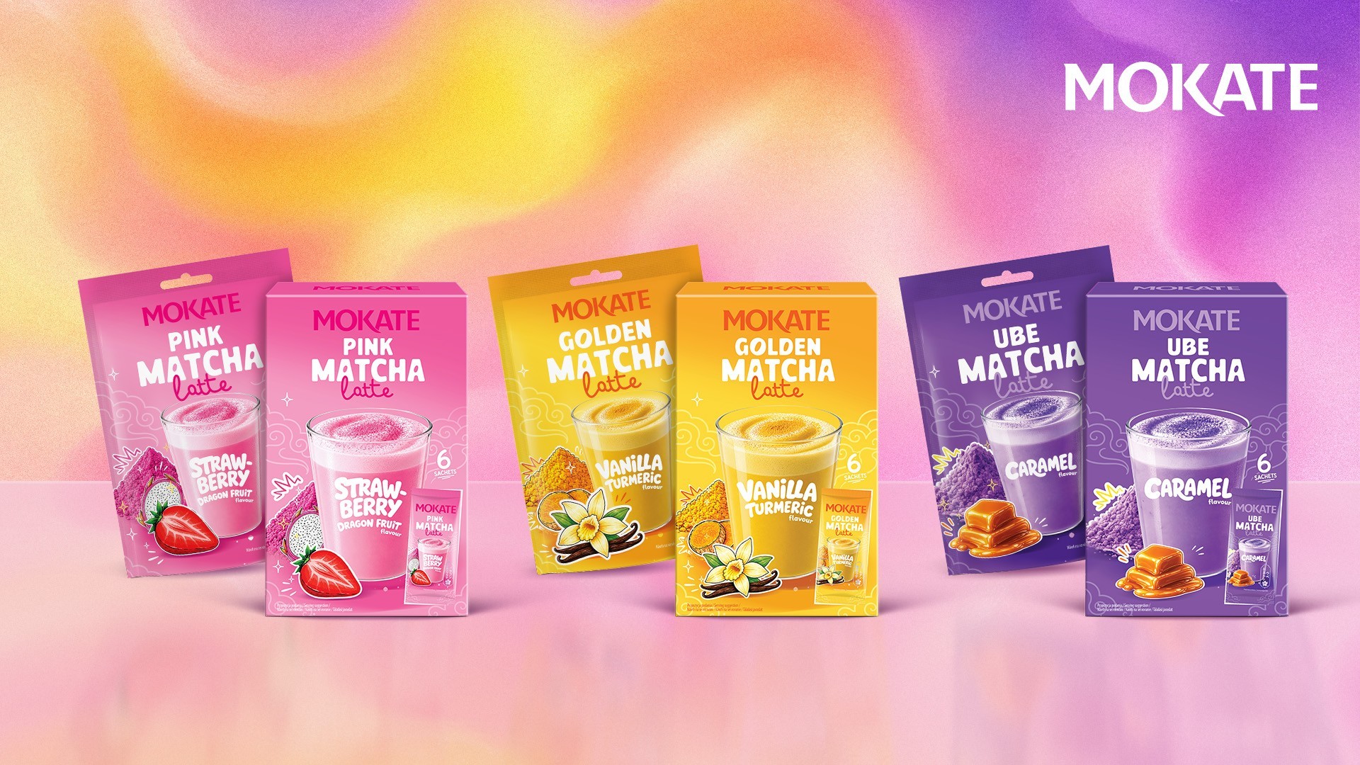 Odkryj jesień w kolorach nowych MATCHA LATTE od MOKATE!